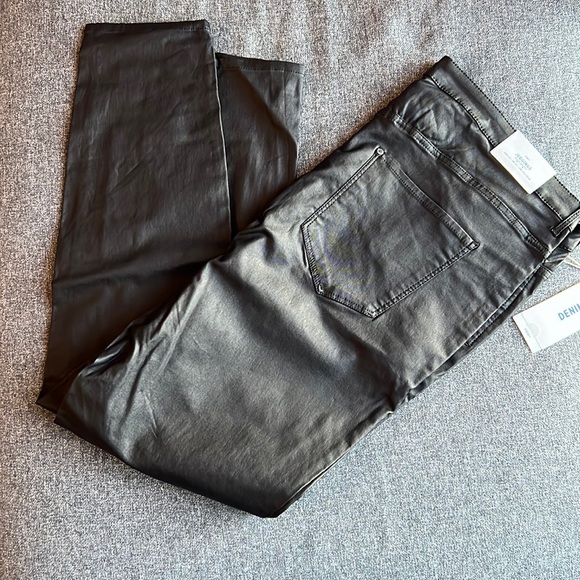 NWT Sz 20 H&M Faux Leather Pants - Picture 3 of 8